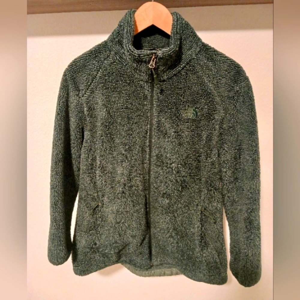 North Face Jacket,Front Zipper, High Neck, Side Pockets. Mint Condition.  Size L